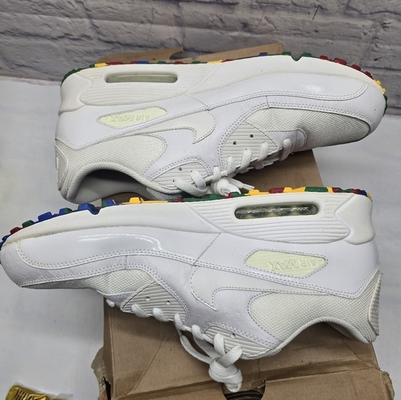 2008 Nike Air Max 90 325018 111 NSW Olympic White Men's Size 14 - Picture 7 of 11